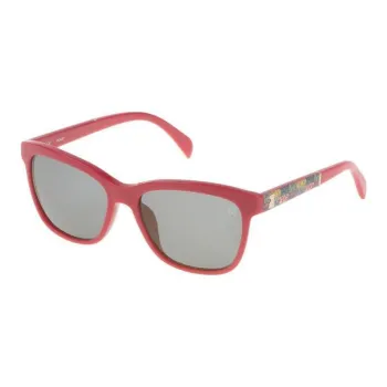 TAOSIXIONG Square Sunglasses Unisex Red