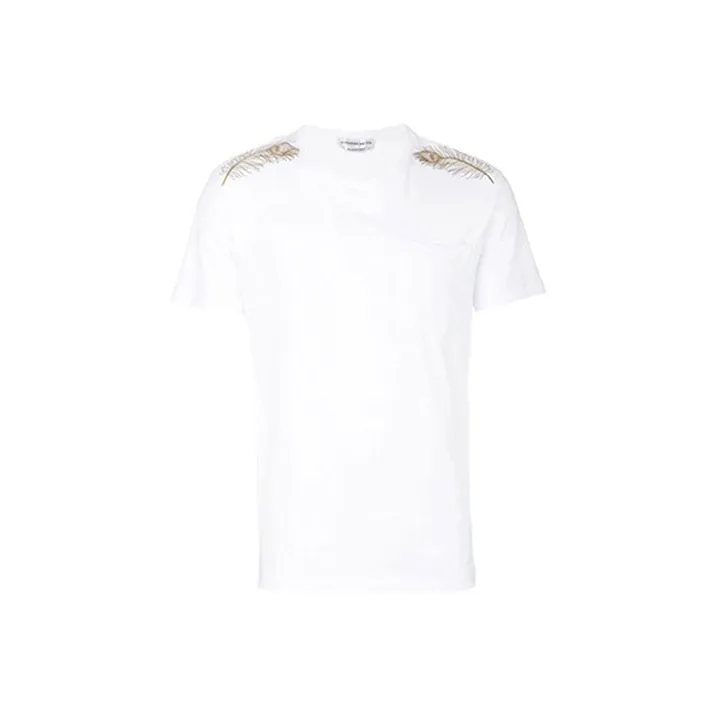 Alexander McQueen T Shirts Men White-0