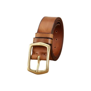 JEANSWEST Cow Leather Belts Men's Width  3.8cm