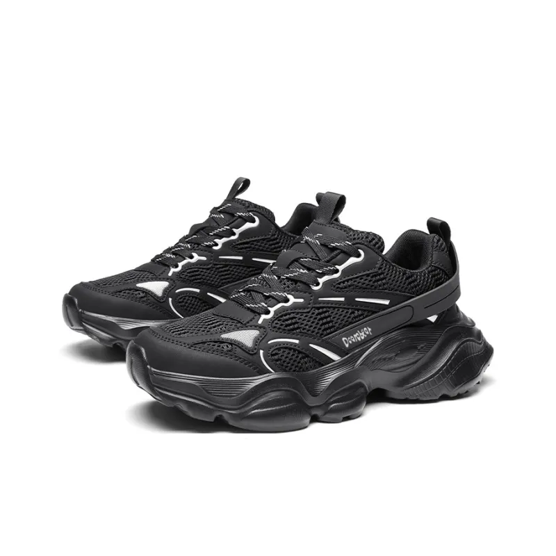 Budding Bear Anti Slip Wear Resistant Breathable Lightweight Height Increasing Low Top Chunky Sneakers Men's Box-37