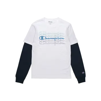 Champion T Shirt US Version Unisex White