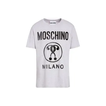 MOSCHINO Double Question Mark-print T-shirt