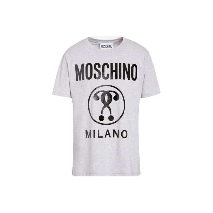 MOSCHINO Double Question Mark-print T-shirt-0