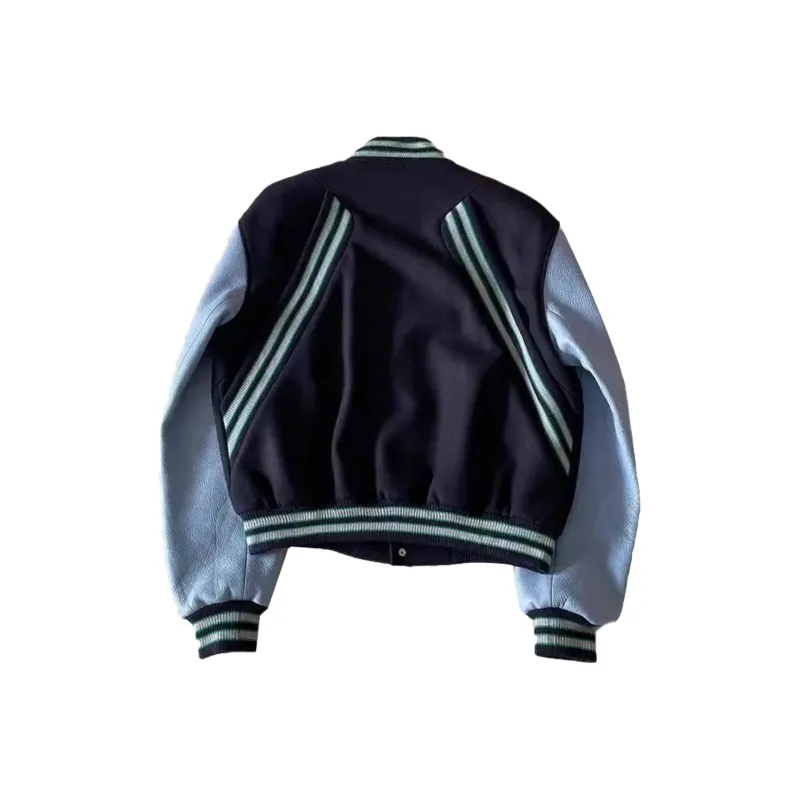 FA2LO Baseball Jacket Unisex Navy Blue-1