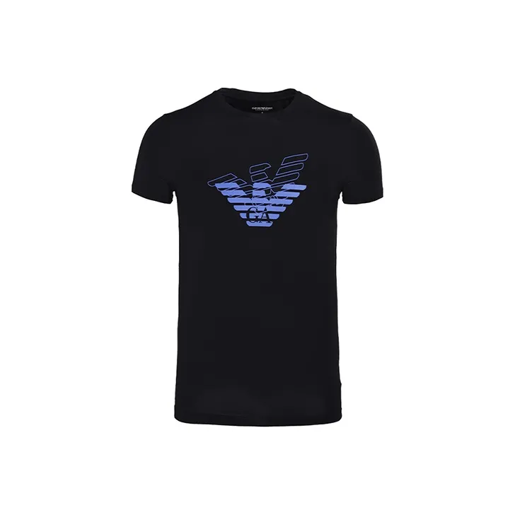 EMPORIO ARMANI T Shirts Men Black-0