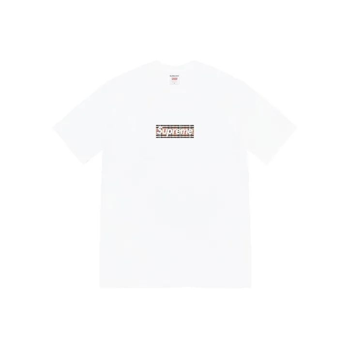 Supreme Burberry Box Logo Tee-2
