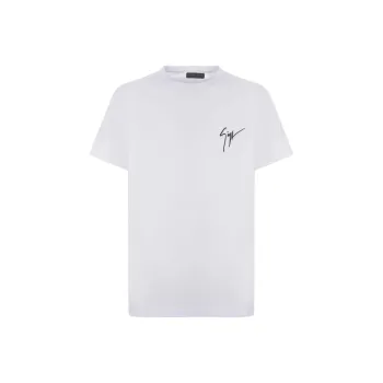 Giuseppe Zanotti Logo Embroidered Crewneck T Shirt