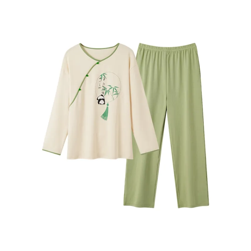 MIIOW Pajama Set Women's Apricot-0