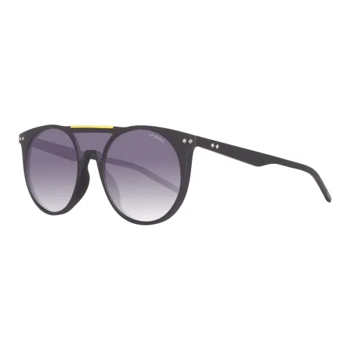 Polaroid Acetate Round Sunglasses Unisex Black