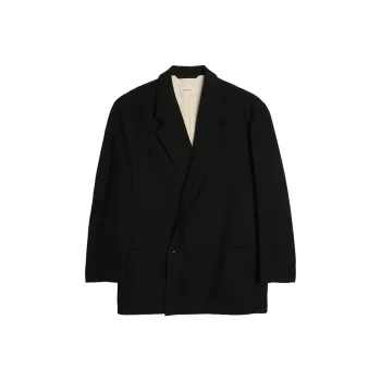 Lemaire Short Maxi Double Breasted Coat