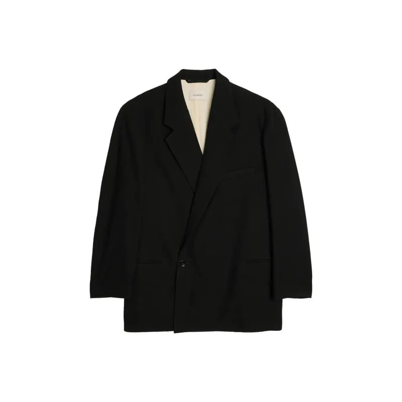 Lemaire Short Maxi Double Breasted Coat-0