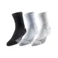 3 Pack (White Orange+Carolina Blue+Black Purple)