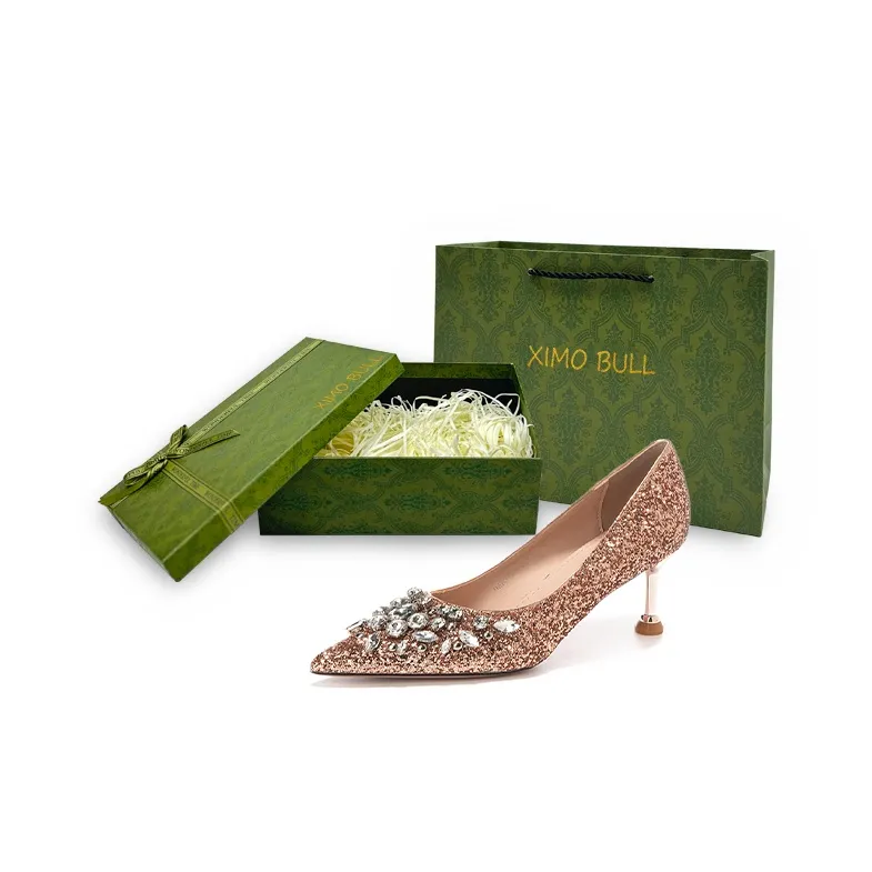 XIMO BULL High Heels Women's Champagne-22
