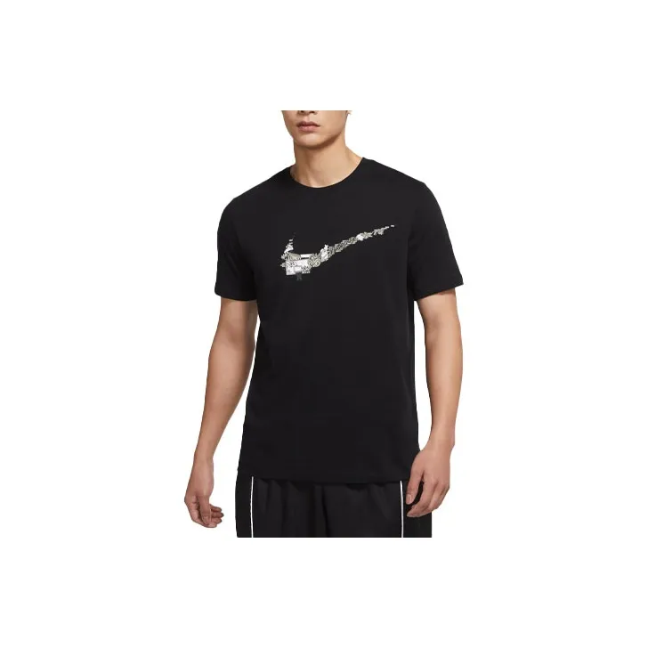 Nike Set in Sleeve T Shirt Men's Men's Black Black-0