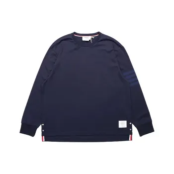 THOM BROWNE 4 Bar Crewneck T Shirt