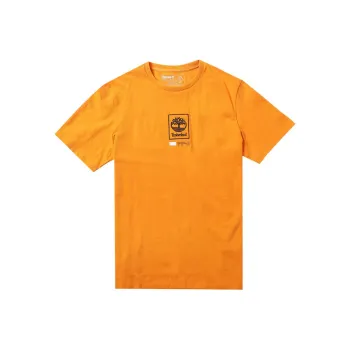 Timberland T-Shirts Men Orange