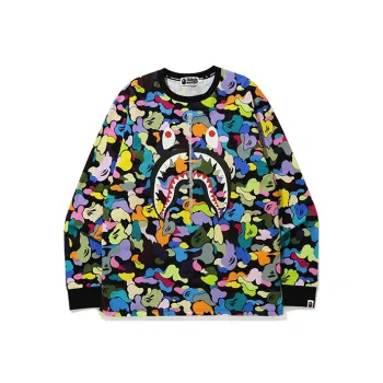 A BATHING APE Discharge College Hoop L/S Tee