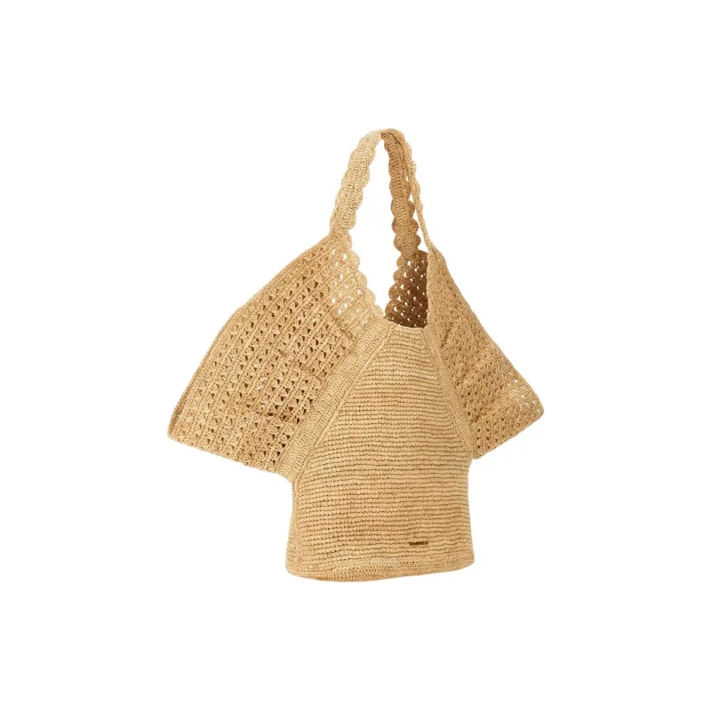 Zimmermann Raffia Tote Bag Shopping Bag Shoulder Bags Women's Beige-1