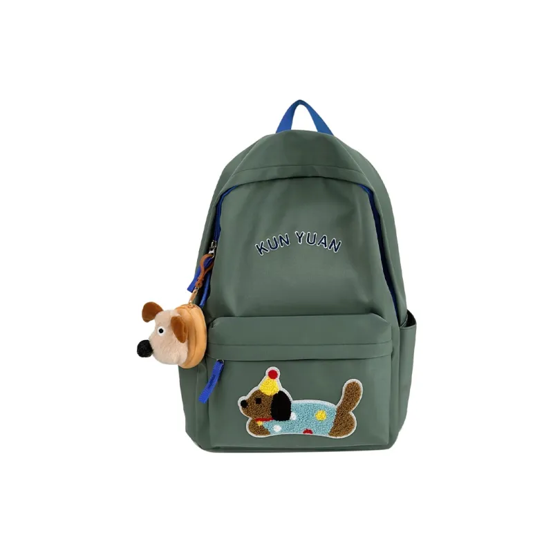 Meow In The Grass Nylon Backpack Regular Unisex Multicolor-7