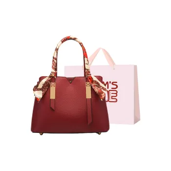 Worm's Home PU Handbag Women's Red