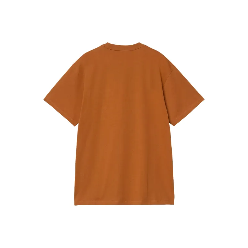 Carhartt WIP S/S Pocket T Shirts Men Orange-1
