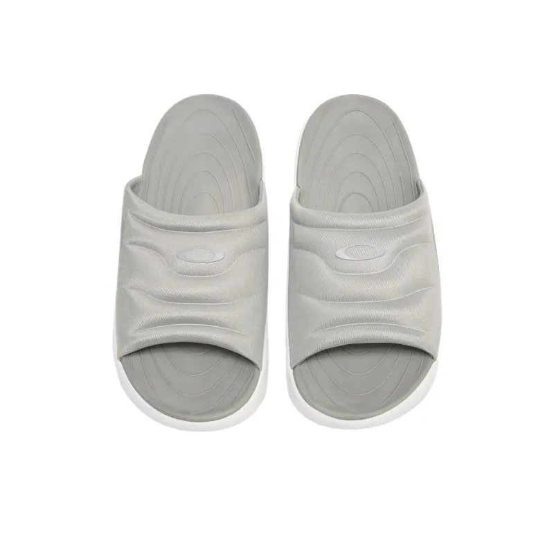 Oakley Studio Slide Slip Resistant Abrasion Resistant Slide Slippers Men's Concrete Gray-3