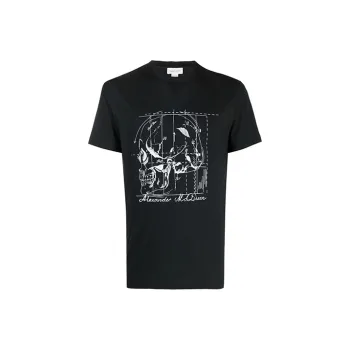 Alexander McQueen T Shirt Men's Black
