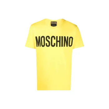 MOSCHINO T Shirts Men Yellow
