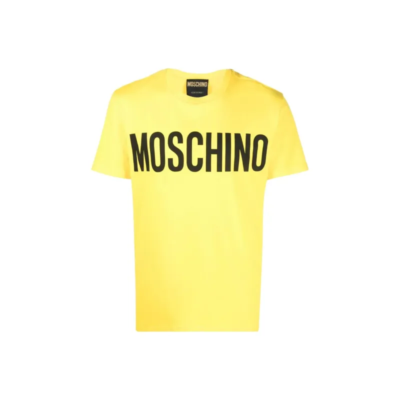 MOSCHINO T Shirts Men Yellow-0