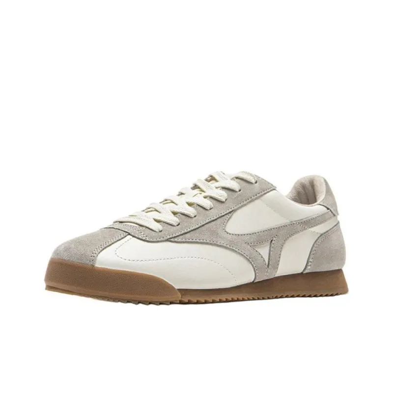 Mizuno LG 60S Slip Resistant Breathable Low Top Casual Shoes Unisex White Gray-1