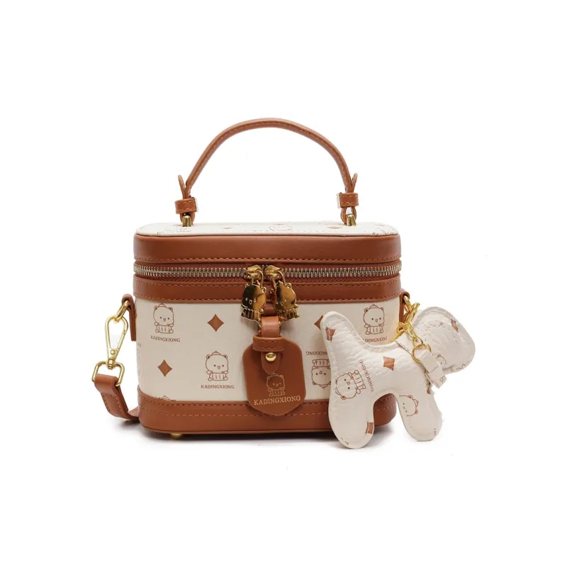HCXK PU Fashion Shoulder Bag Crossbody Handbag Regular Women's Ecru/Black/White/Brown/Pink-10