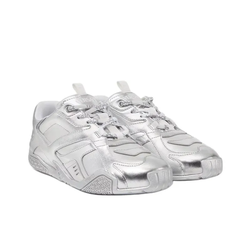 FANSIZHE Galaxia Low Top Casual Shoes Women's Silver-2