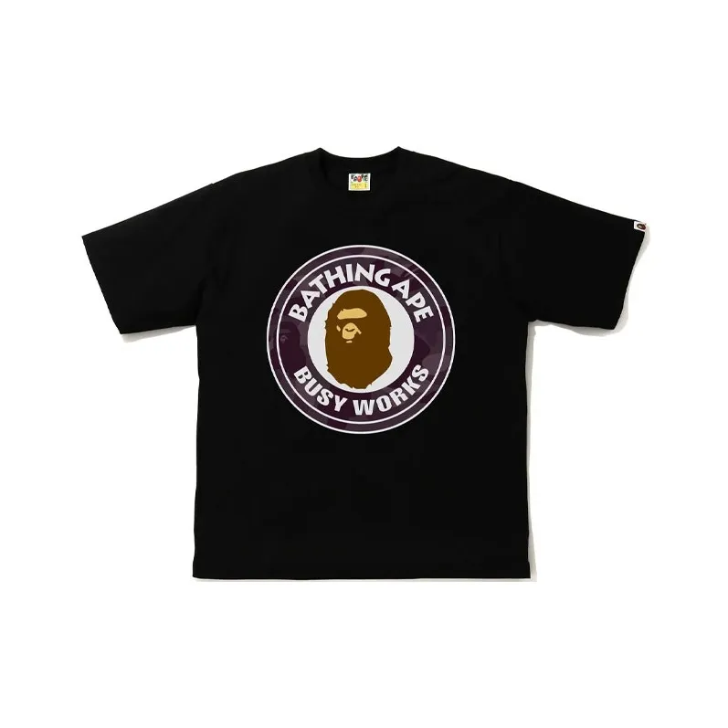 A BATHING APE Color Camo Busy Works Relaxed Fit Tee-1