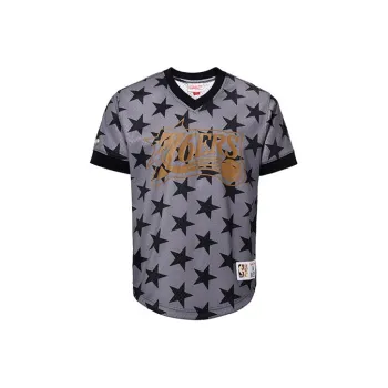 Mitchell & Ness T Shirt Unisex Gray