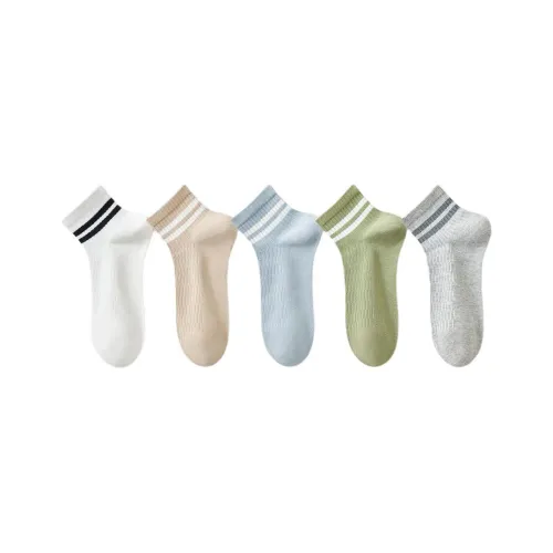 Temooues Ankle Socks Unisex 5 Pack