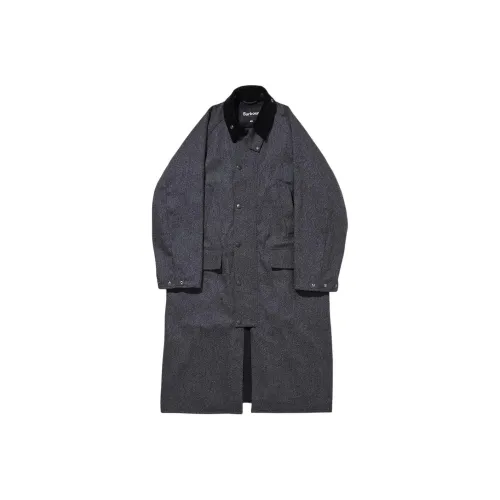 BARBOUR Coats Men Gray
