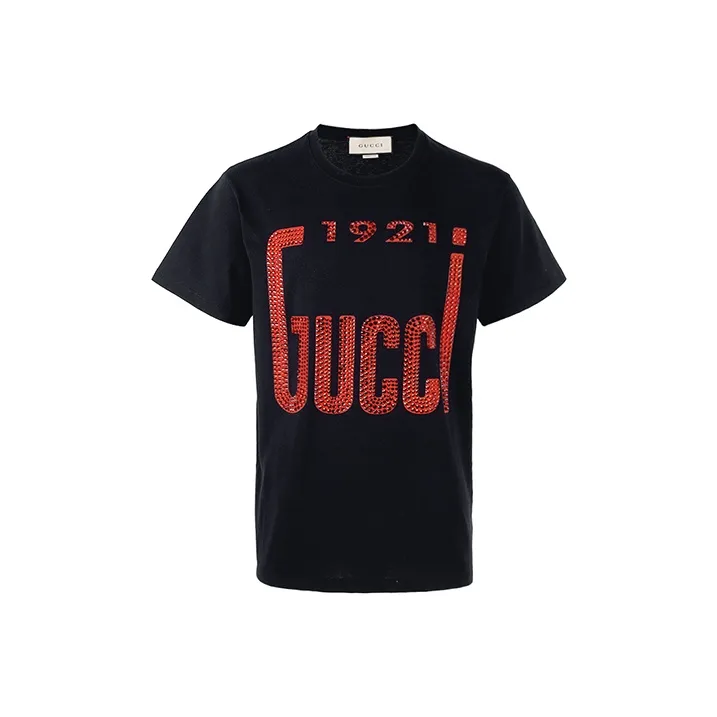 GUCCI 1921 SS22 T-Shirt Men's Black-0