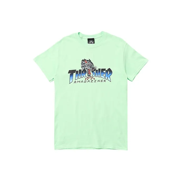 Thrasher T-Shirt US Version Unisex Green-0