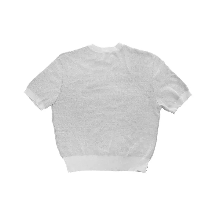 WANNA LAB SS25 T Shirt Unisex Gray White-1