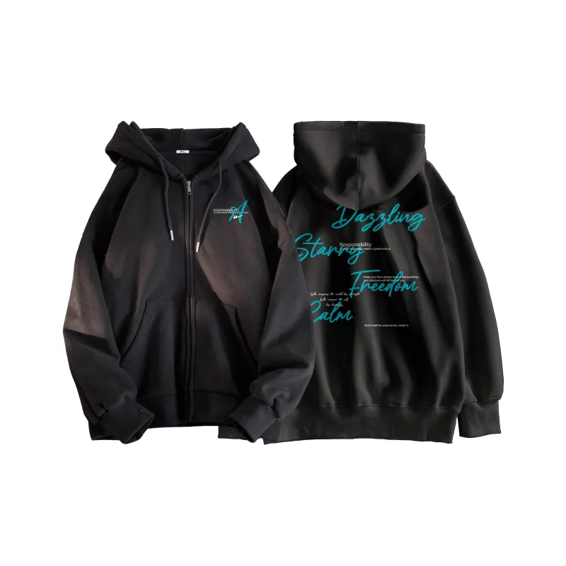 Warrior Huichao Riding The Wind Collection Sweatshirt Unisex Black-2
