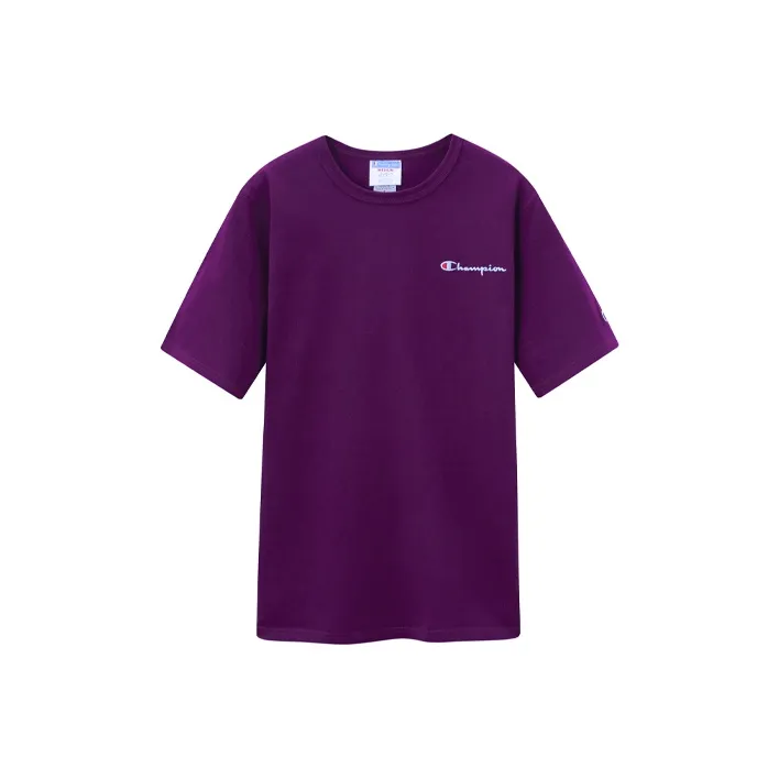 Champion T Shirt US Version Unisex Purple-0