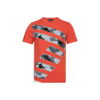 EMPORIO ARMANI T Shirts Men Orange
