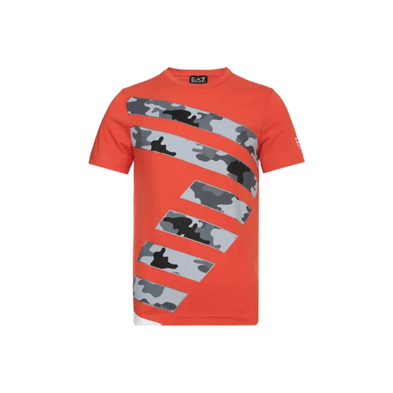EMPORIO ARMANI T Shirts Men Orange-0