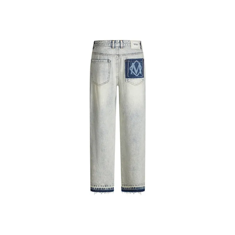MANGANO Jeans Men's Denim Blue Includes Brand Shopping Bag-1
