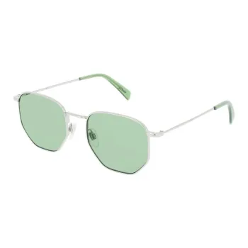 Levi's Stainless Steel Irregular Shape Sunglasses Unisex Silver