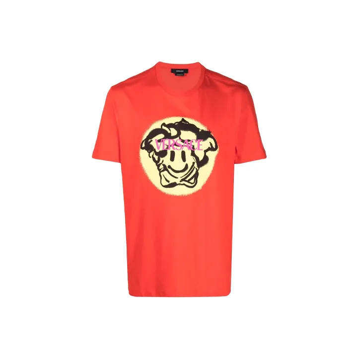 VERSACE Logo T Shirt-0