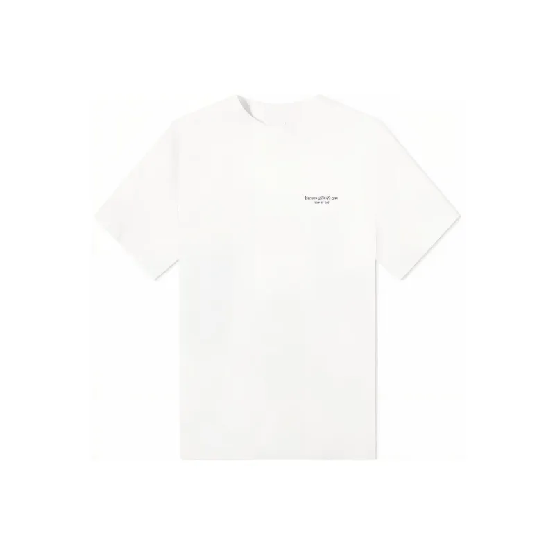 Fear Of God X Ermenegildo Zegna T Shirts Men White-0