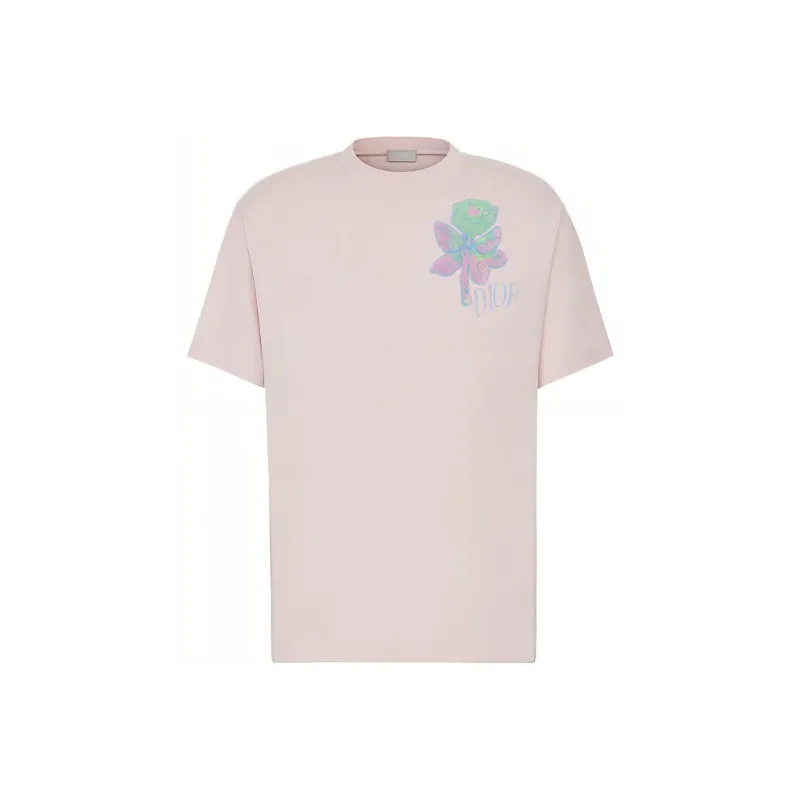 DIOR Dior Quarterly New Products T-Shirt Men's Pink-0