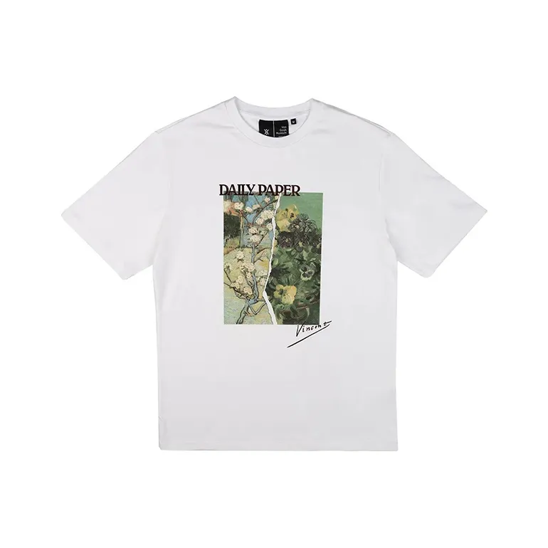 Van Gogh X Daily Paper T-Shirts Unisex White-0