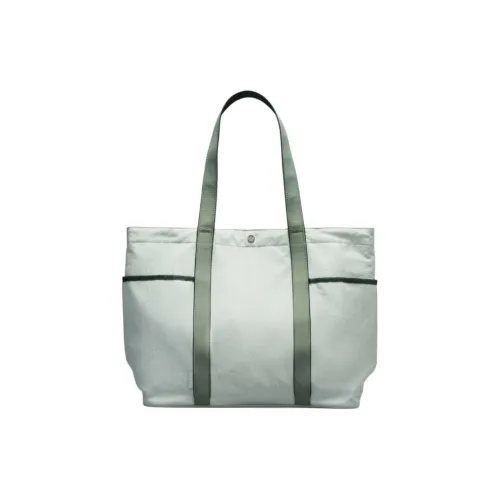 Lululemon Recycled Nylon Tote Bag, Shopping Bag, Shoulder Bag Unisex Tang Lake Green & Gray & Legacy Green